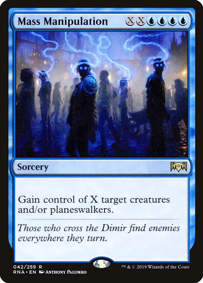Mass Manipulation - (Foil): Ravnica Allegiance