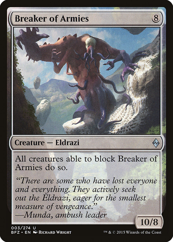 Breaker of Armies - (Foil): Battle for Zendikar