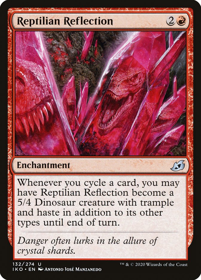 Reptilian Reflection - (Foil): Ikoria: Lair of Behemoths