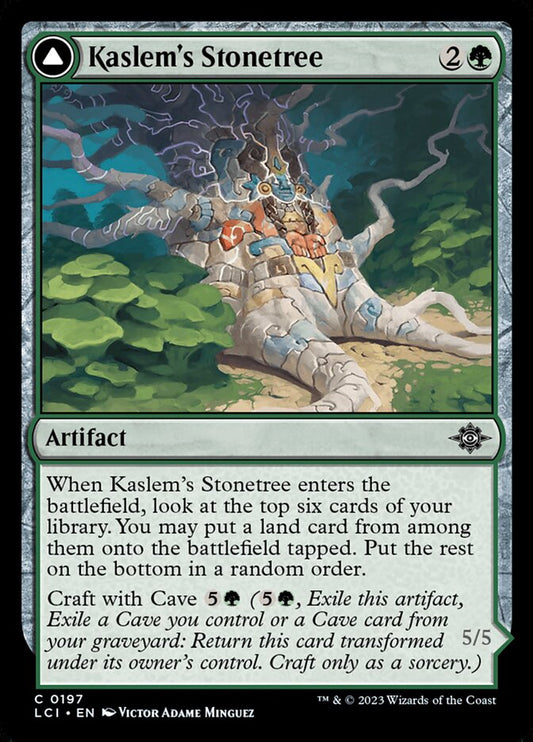 Kaslem's Stonetree // Kaslem's Strider: Lost Caverns of Ixalan