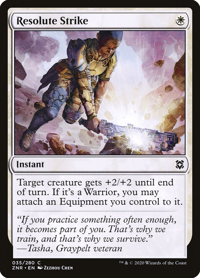 Resolute Strike: Zendikar Rising