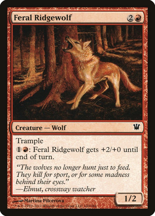 Feral Ridgewolf - (Foil): Innistrad