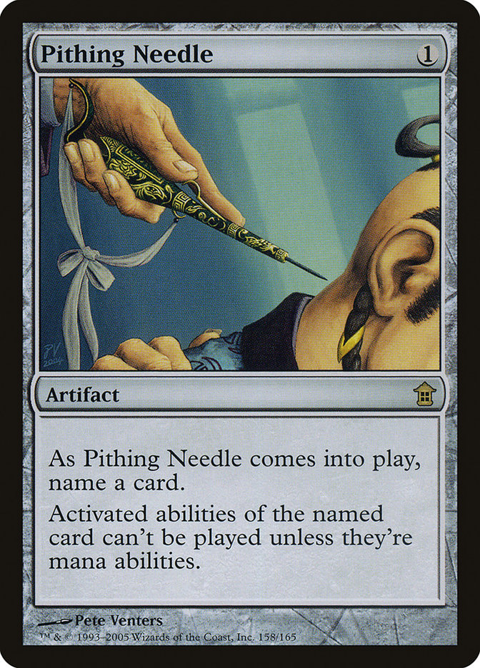Pithing Needle: Saviors of Kamigawa