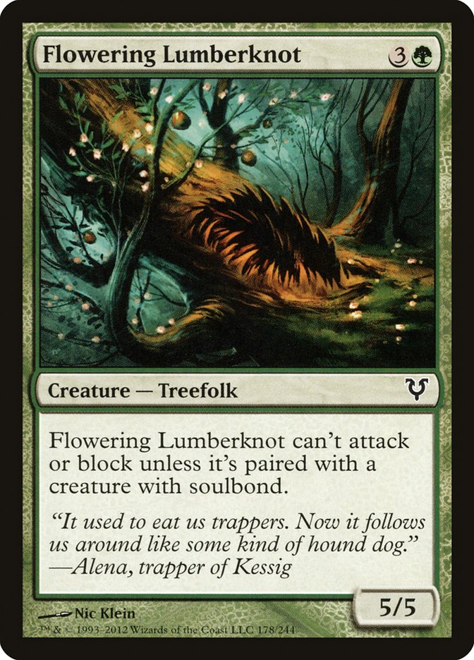 Flowering Lumberknot - (Foil): Avacyn Restored