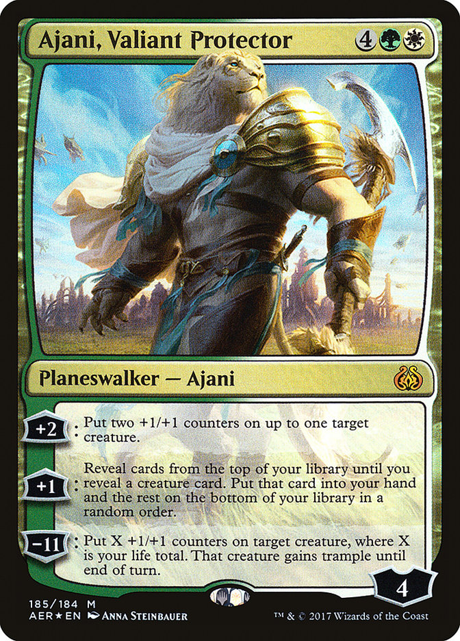 Ajani, Valiant Protector (Planeswalker Deck) - (Foil): Aether Revolt