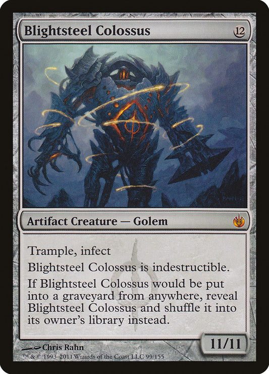 Blightsteel Colossus - (Foil): Mirrodin Besieged