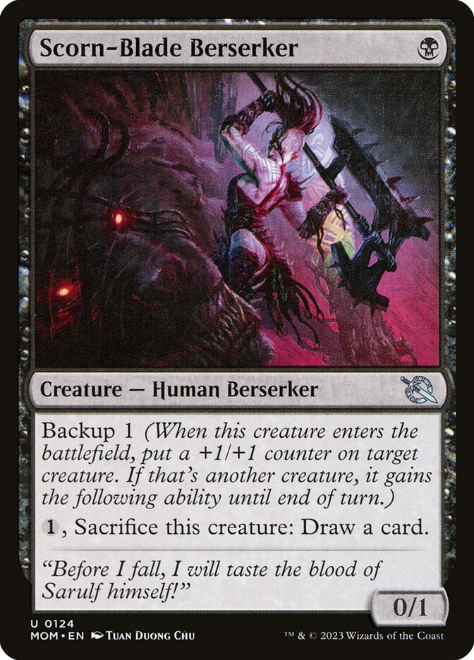 Scorn-Blade Berserker - (Foil): March of the Machine