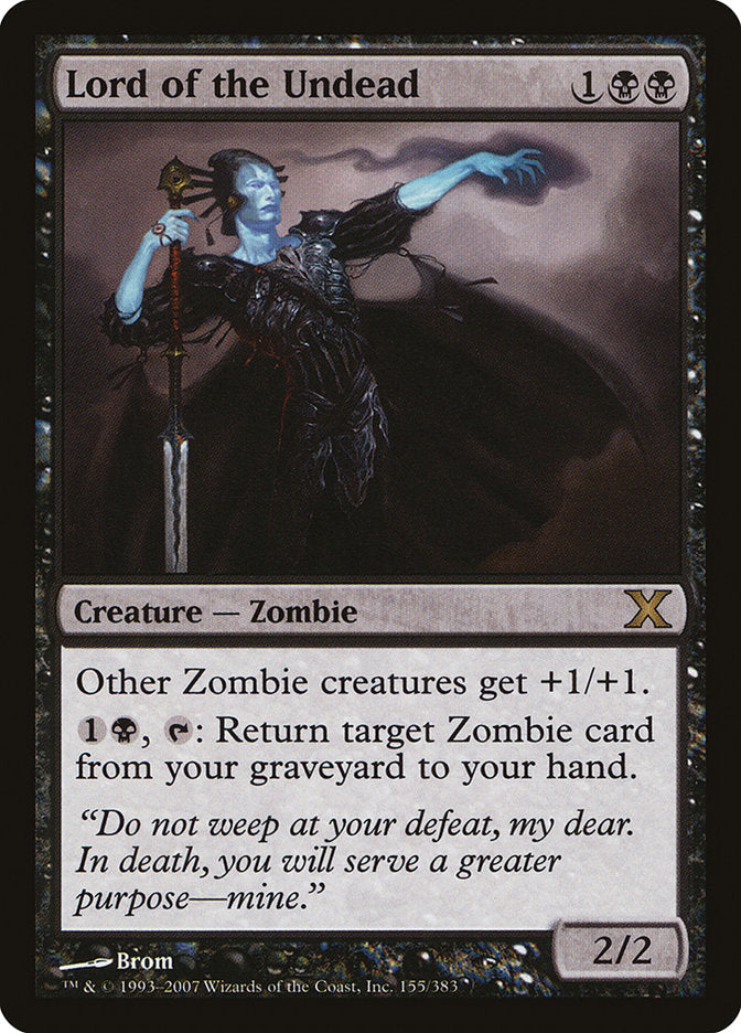 Lord of the Undead - (Foil): Tenth Edition