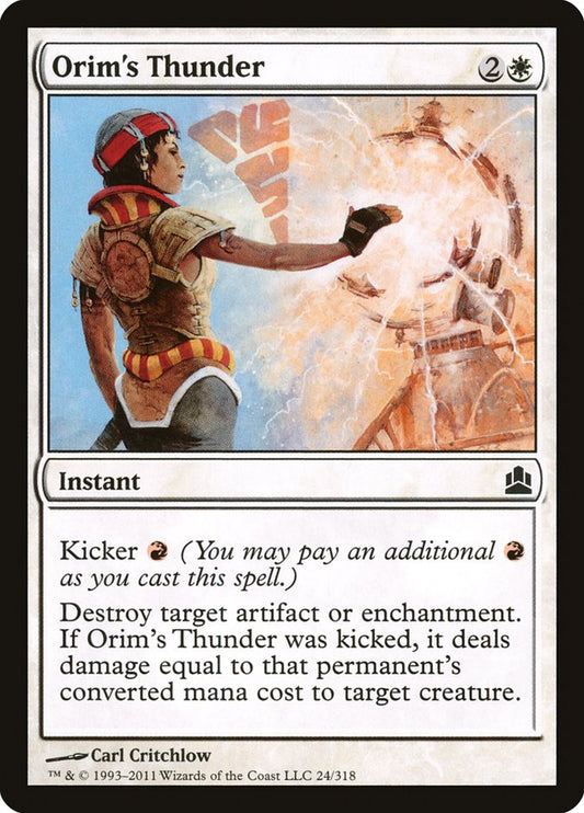 Orim's Thunder: Commander 2011