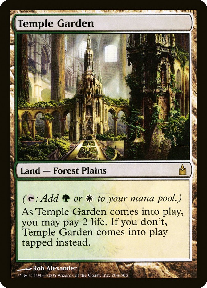 Temple Garden - (Foil): Ravnica: City of Guilds