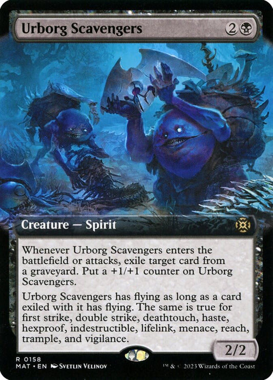 Urborg Scavengers (Extended Art) - (Foil): March of the Machine: The Aftermath