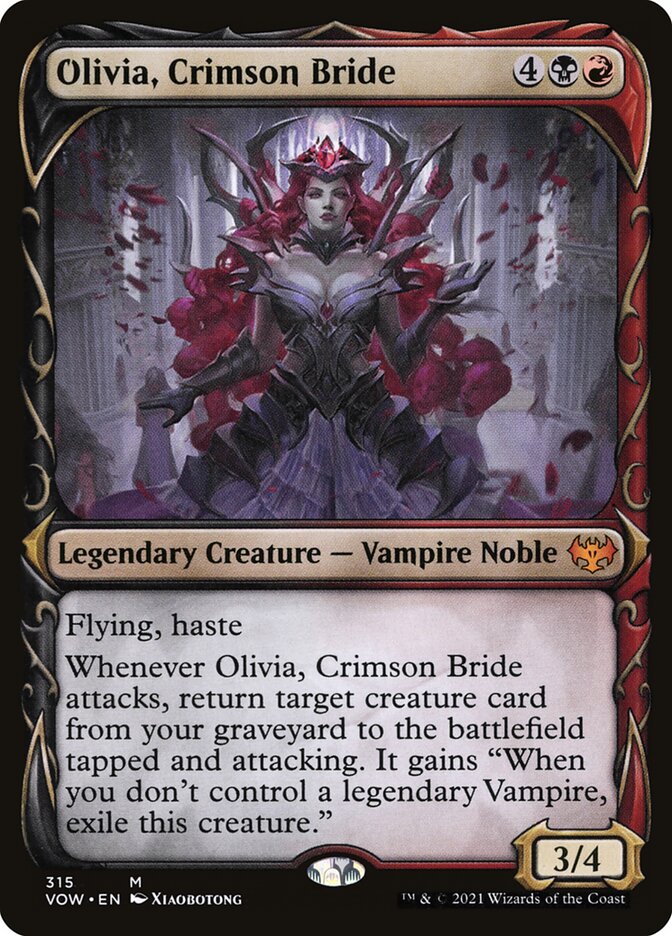 Olivia, Crimson Bride (Showcase) - (Foil): Innistrad: Crimson Vow