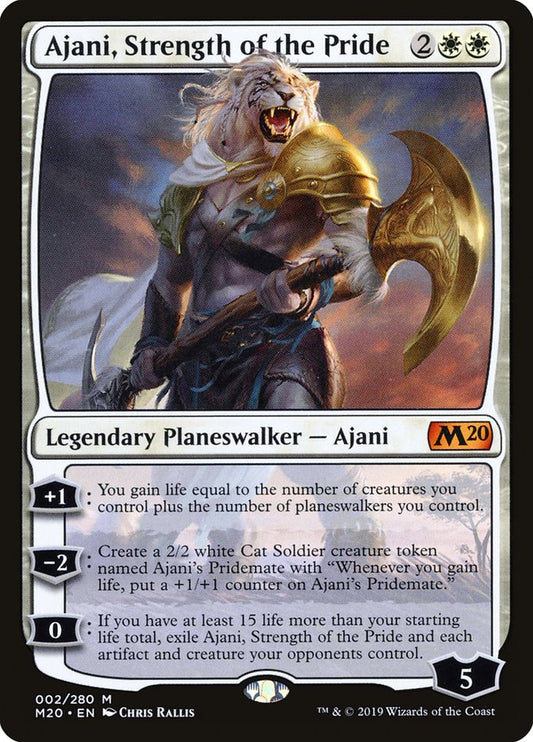 Ajani, Strength of the Pride: Core Set 2020