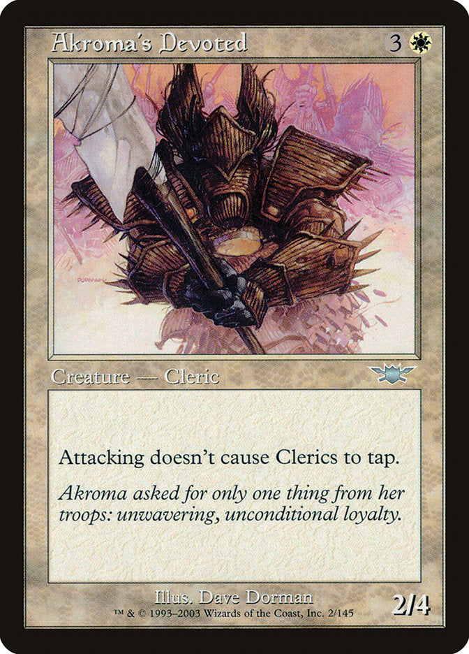 Akroma's Devoted - (Foil): Legions