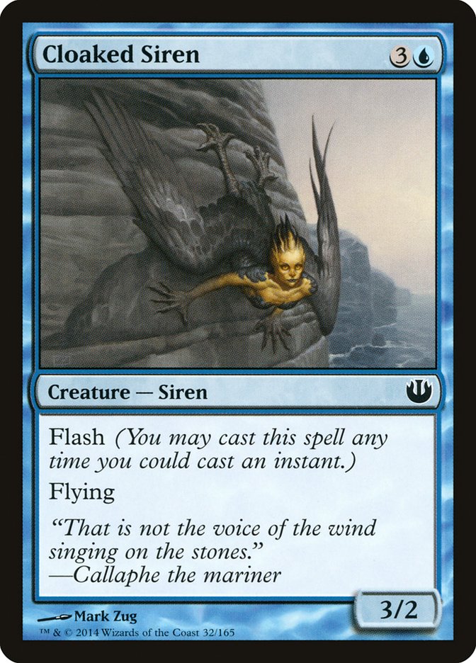 Cloaked Siren - (Foil): Journey into Nyx