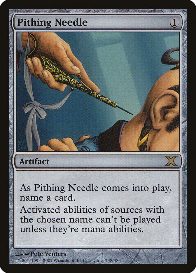 Pithing Needle - (Foil): Tenth Edition