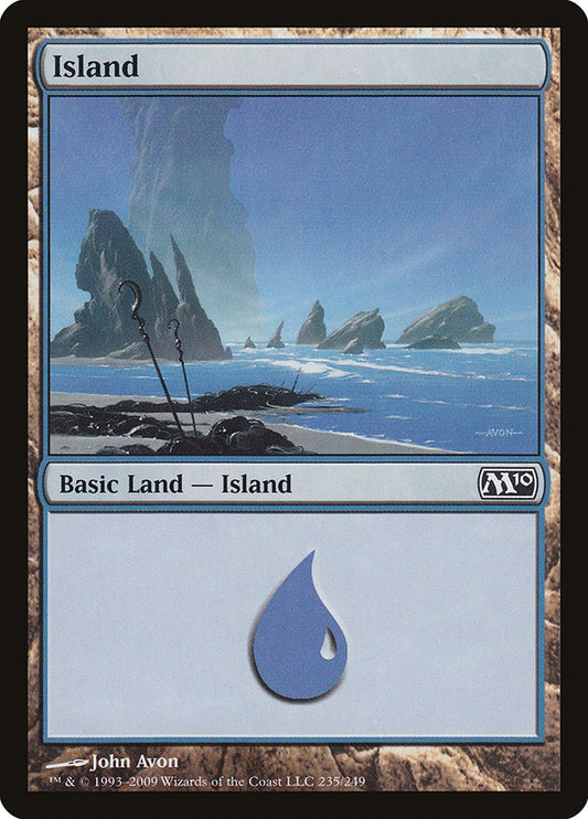 Island (#235) - (Foil): Magic 2010