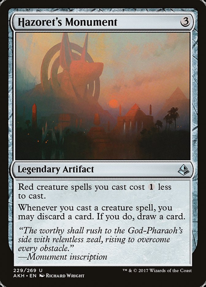 Hazoret's Monument - (Foil): Amonkhet