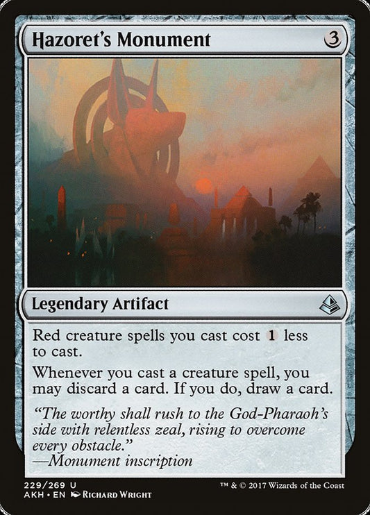 Hazoret's Monument - (Foil): Amonkhet
