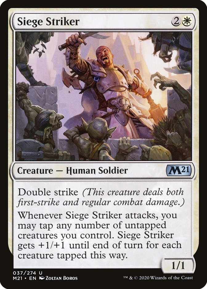 Siege Striker - (Foil): Core Set 2021