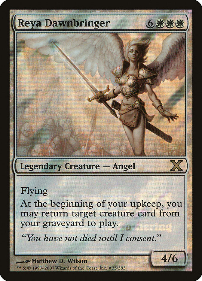Reya Dawnbringer (Launch) - (Foil): Tenth Edition Promos