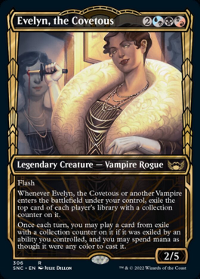 Evelyn, the Covetous (Showcase) - (Foil): Streets of New Capenna
