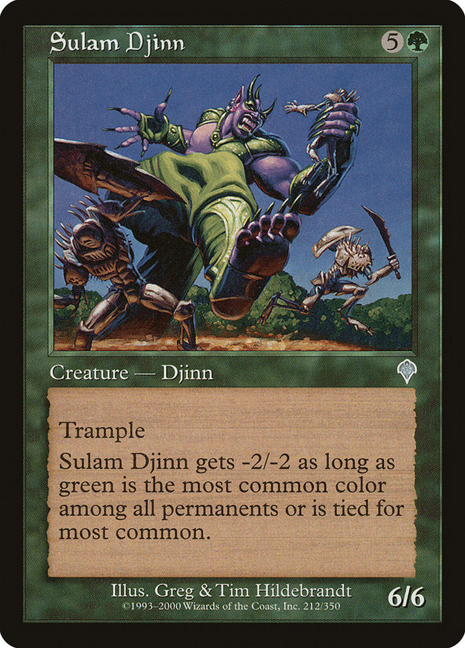 Sulam Djinn - (Foil): Invasion