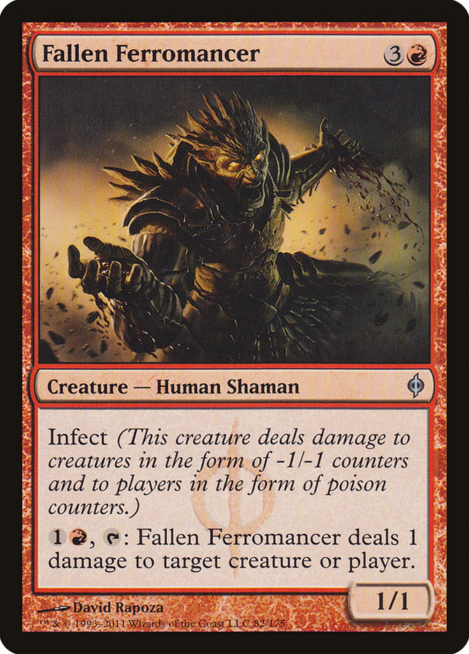 Fallen Ferromancer - (Foil): New Phyrexia