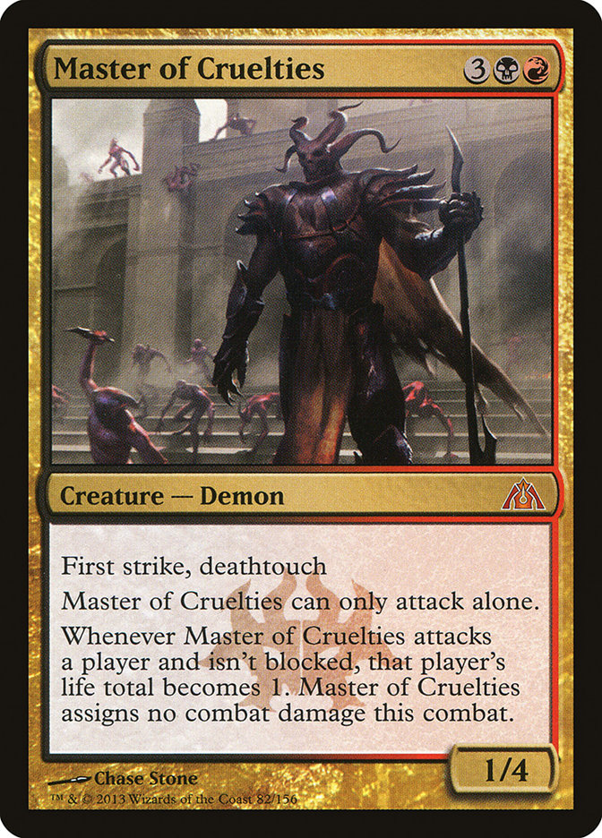 Master of Cruelties - (Foil): Dragon's Maze