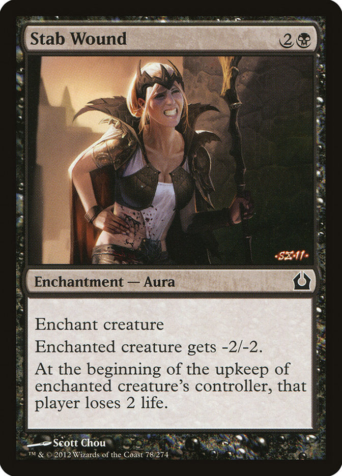 Stab Wound - (Foil): Return to Ravnica