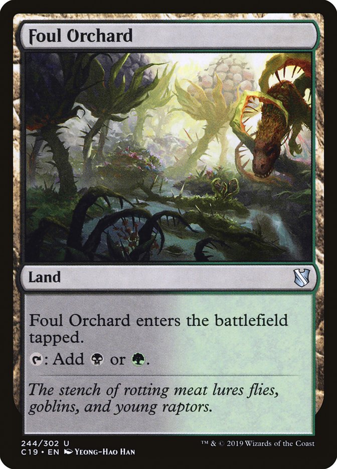 Foul Orchard: Commander 2019