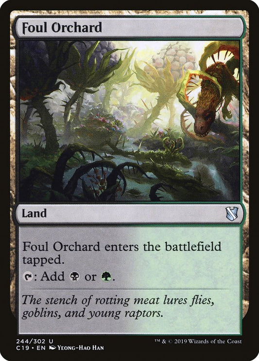 Foul Orchard: Commander 2019