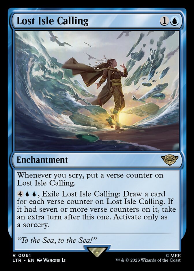 Lost Isle Calling - (Foil): The Lord of the Rings: Tales of Middle-earth