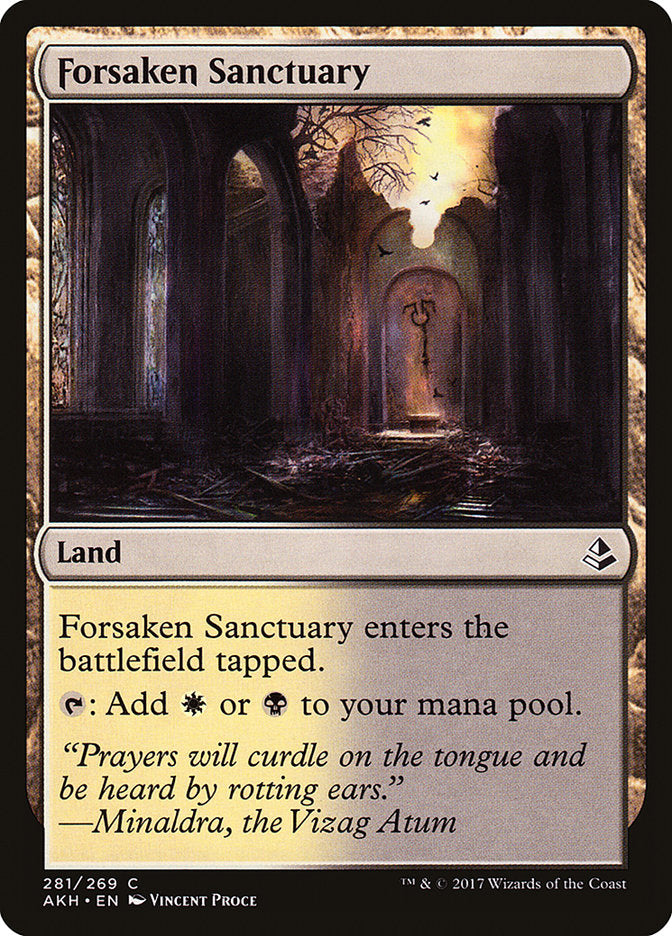Forsaken Sanctuary (Deck Builder's Toolkit): Amonkhet