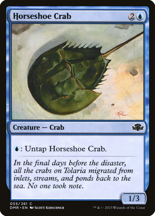 Horseshoe Crab - (Foil): Dominaria Remastered