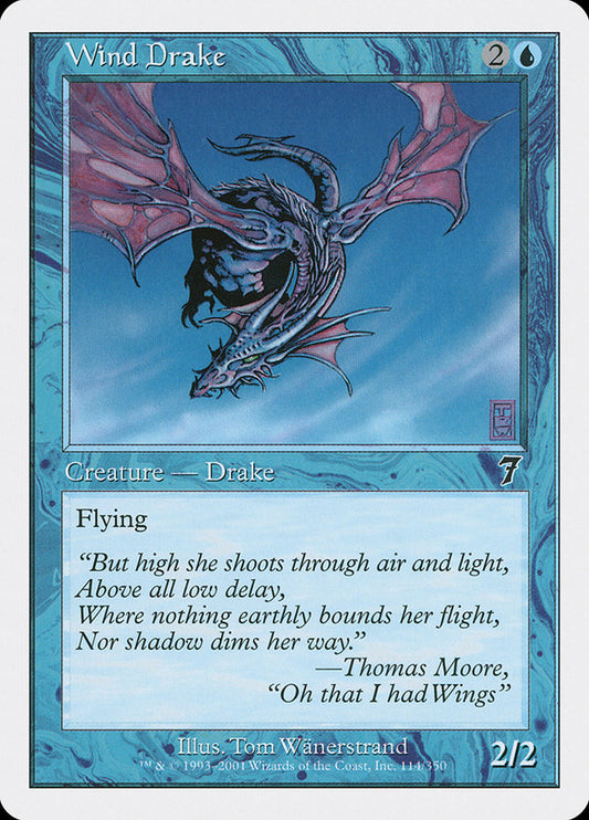 Wind Drake - (Foil): Seventh Edition
