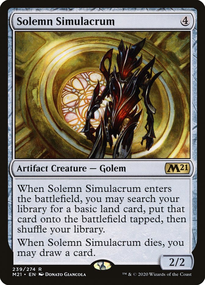 Solemn Simulacrum: Core Set 2021