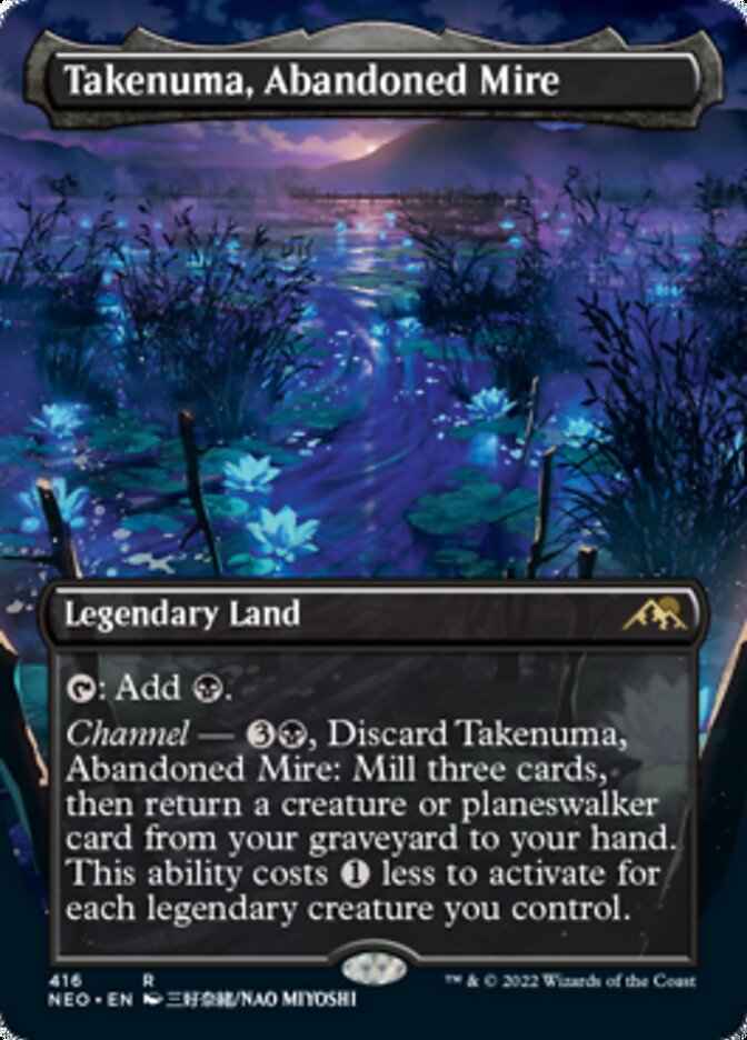Takenuma, Abandoned Mire (Borderless): Kamigawa: Neon Dynasty