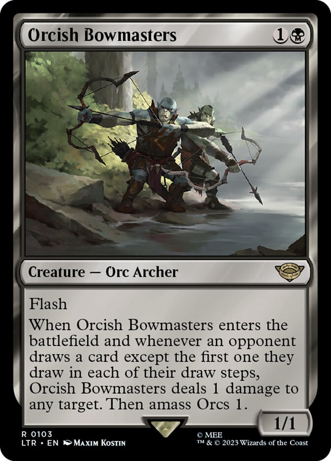 Orcish Bowmasters - (Foil): The Lord of the Rings: Tales of Middle-earth