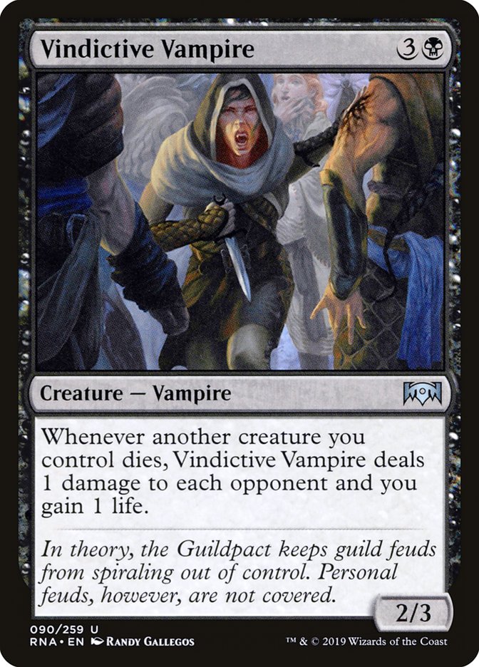 Vindictive Vampire: Ravnica Allegiance