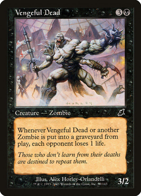 Vengeful Dead - (Foil): Scourge