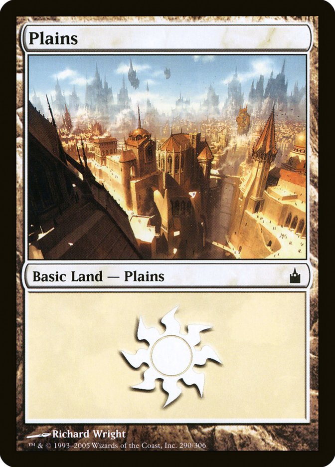 Plains (#290): Ravnica: City of Guilds