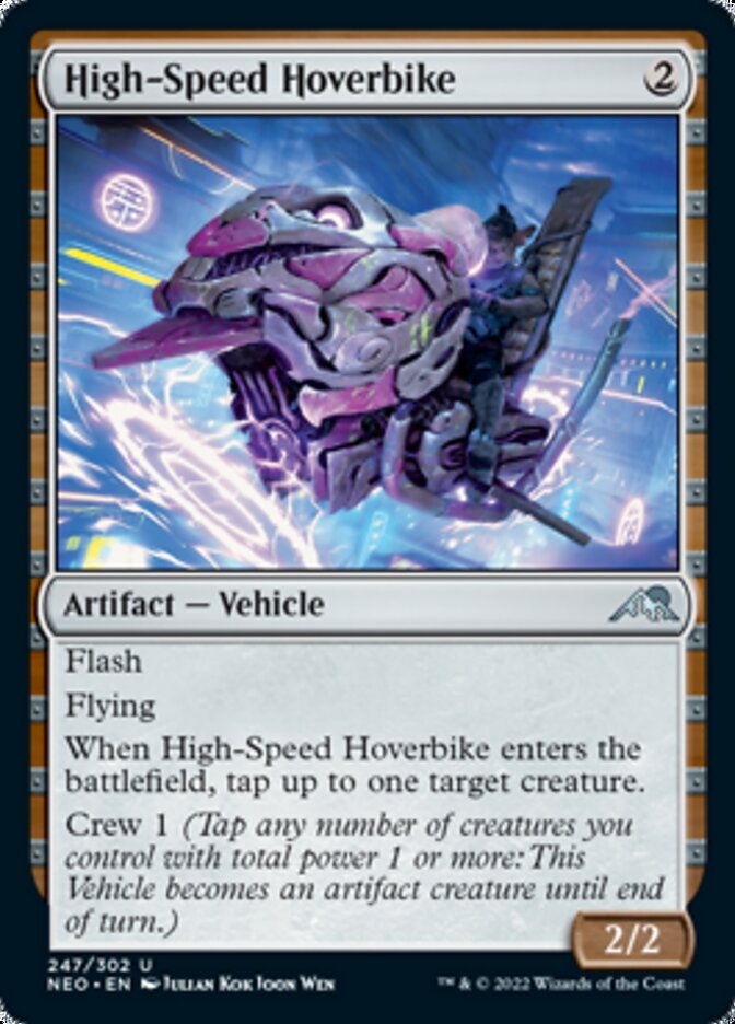 High-Speed Hoverbike - (Foil): Kamigawa: Neon Dynasty