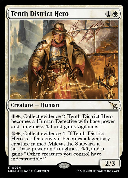 Tenth District Hero - (Foil): Murders at Karlov Manor