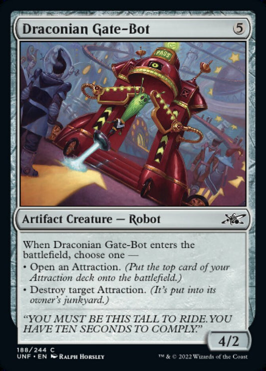 Draconian Gate-Bot - (Foil): Unfinity