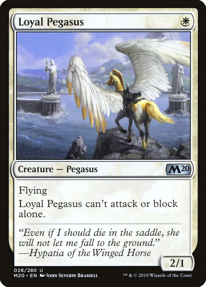 Loyal Pegasus - (Foil): Core Set 2020