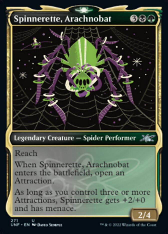 Spinnerette, Arachnobat (Showcase) - (Foil): Unfinity