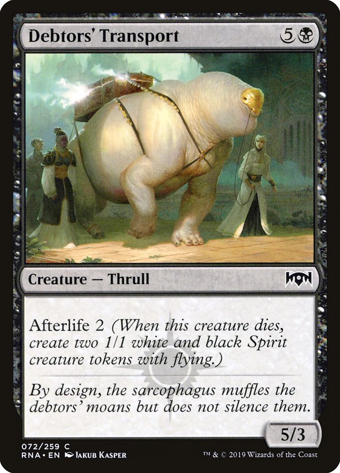 Debtors' Transport - (Foil): Ravnica Allegiance