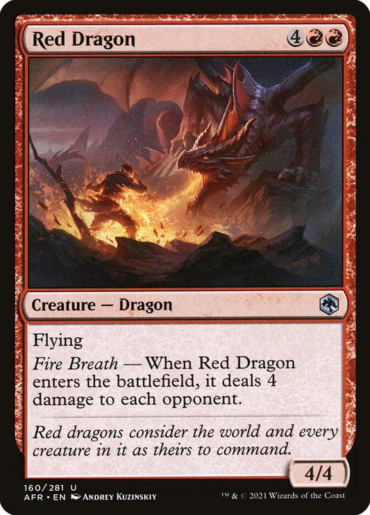 Red Dragon - (Foil): Adventures in the Forgotten Realms