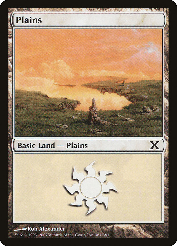 Plains (#364) - (Foil): Tenth Edition